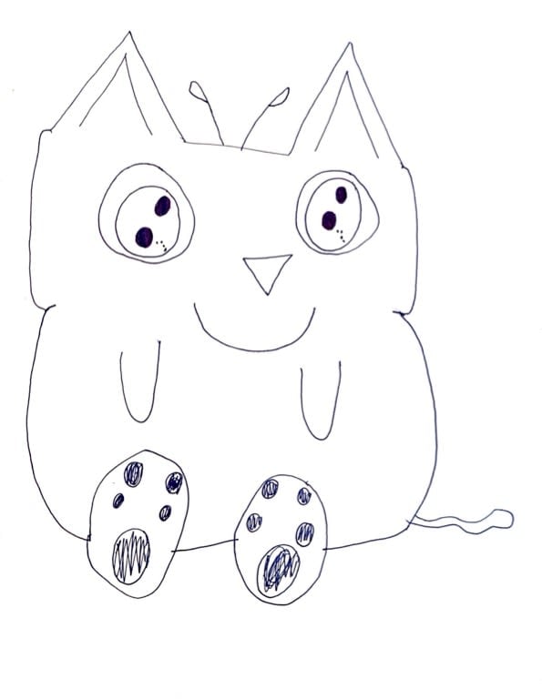 Remi's original PokiPon drawing